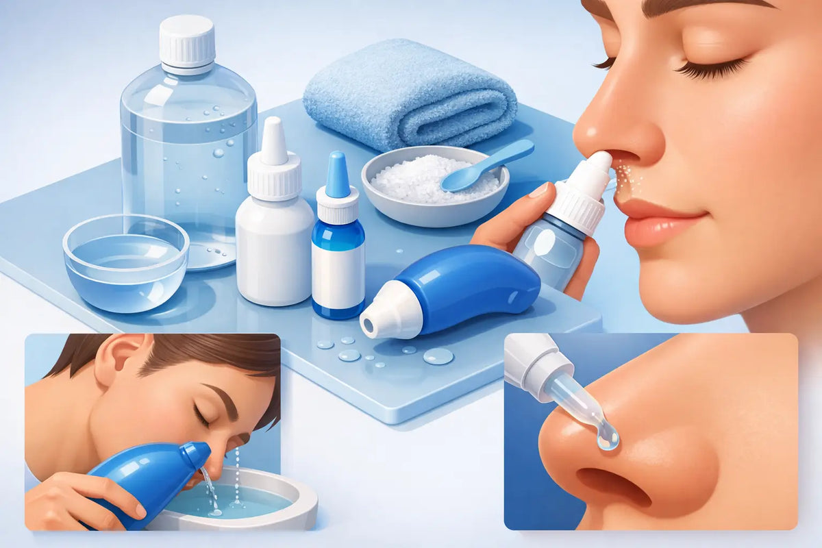 How to Use Nasal Saline Safely and Effectively