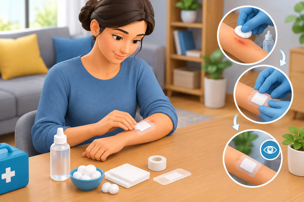 Wound Care at Home: Clean, Cover, and Watch