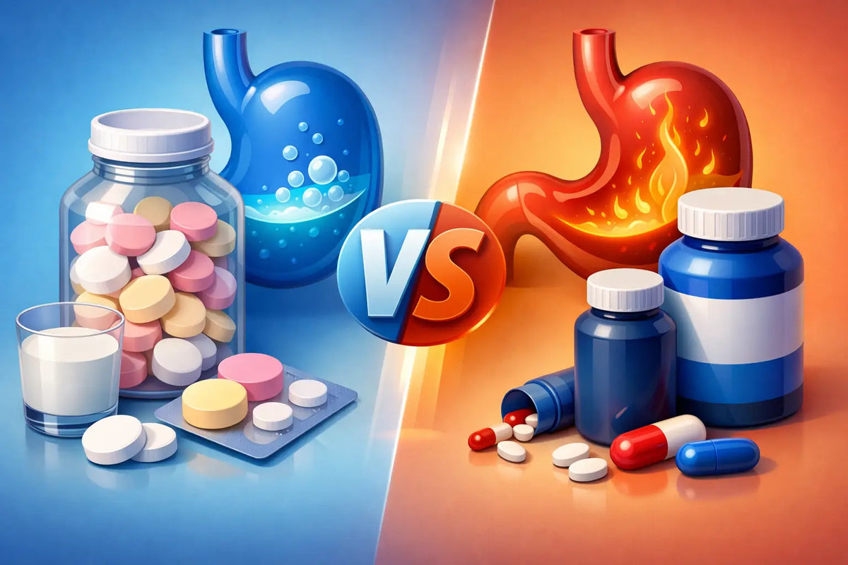Antacid Versus Acid Reducer: Which Helps?