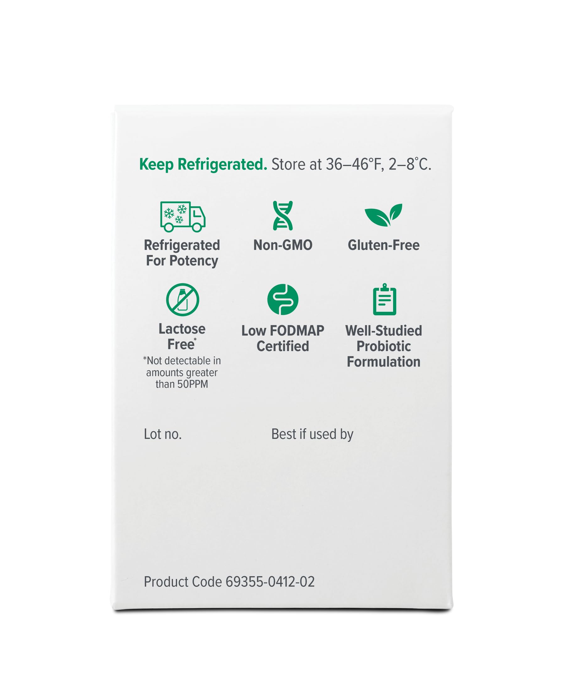 Visbiome® Advanced GI Care - High Potency Probiotic 450 Billion Strength - 30 Packets Unflavored Powder - Original De Simone Formulation - Shipped Cold in Recyclable Cooler with Temperature Monitor.