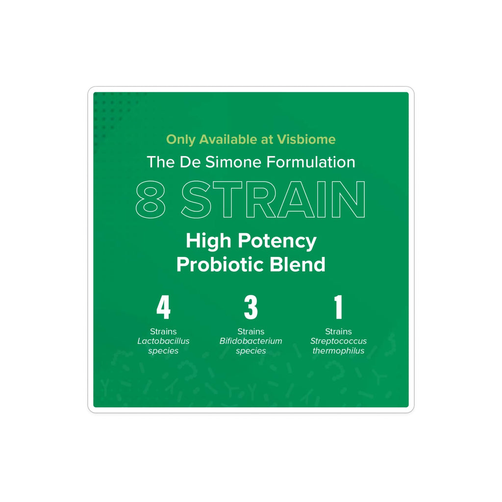 Visbiome® Advanced GI Care - High Potency Probiotic 450 Billion Strength - 30 Packets Unflavored Powder - Original De Simone Formulation - Shipped Cold in Recyclable Cooler with Temperature Monitor.